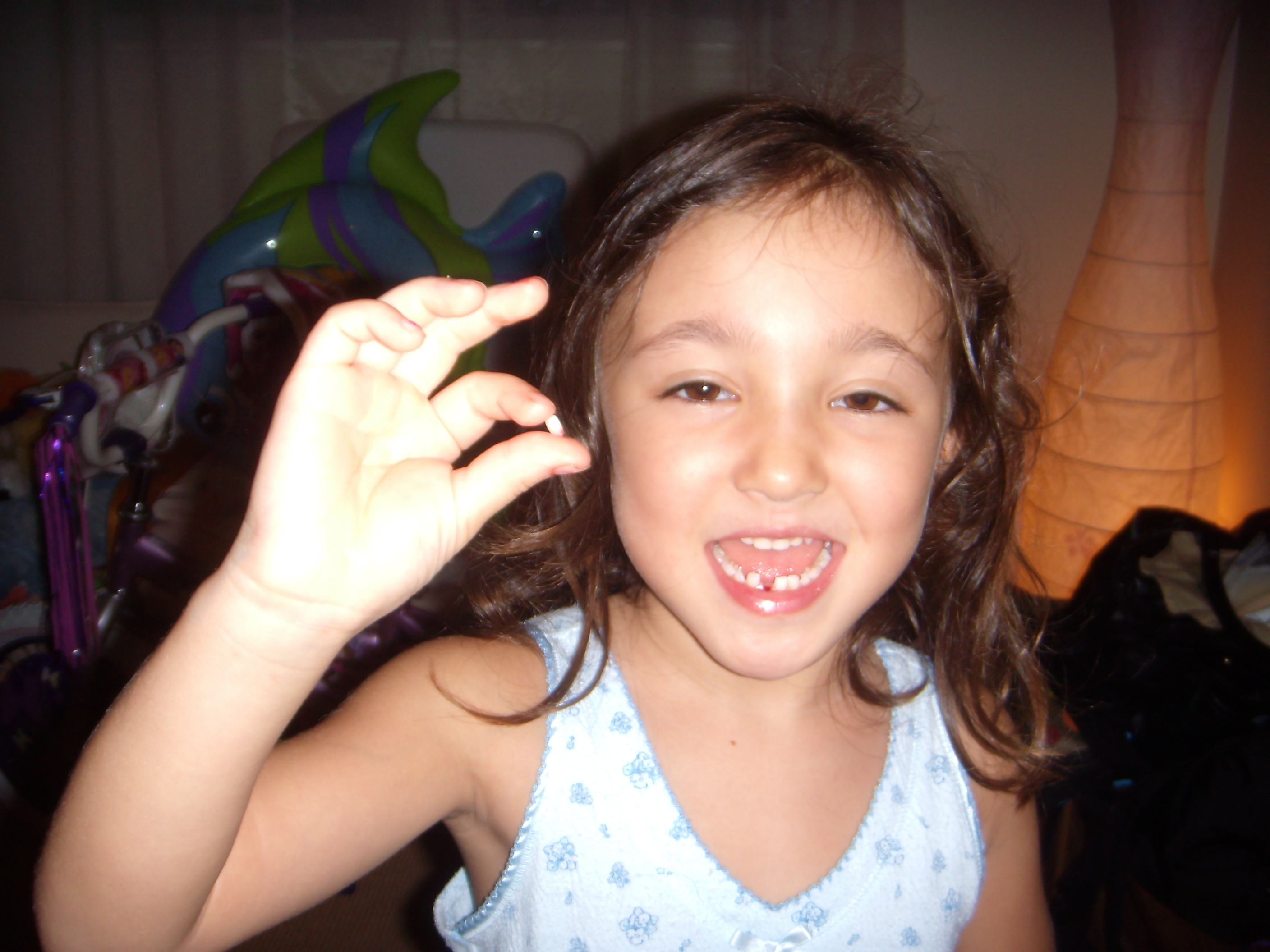 Celine Has Lost Her First Tooth It Is Safe In Her Wallet Acypriot Custom